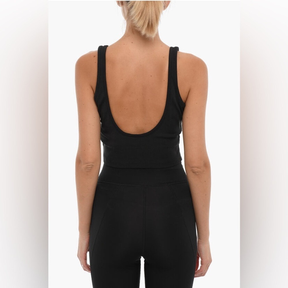 Adidas Originals Women’s Adicolor Ribbed Cropped Tank Top Bundle of 2 Sz Medium - Picture 5 of 7